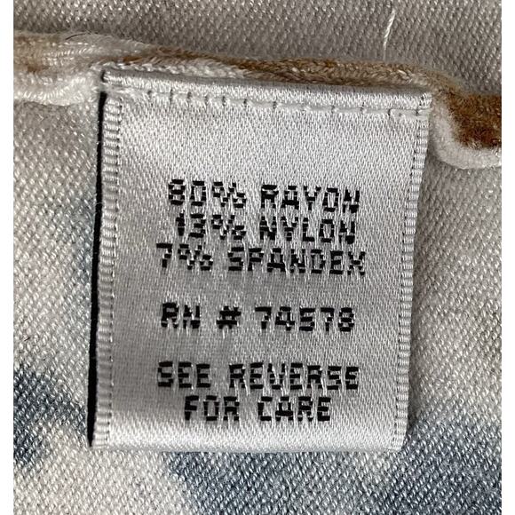 Cache Womens Sleeveless Snakeskin Print Beaded Scoop Neckline Stretchy Blouse M - Picture 9 of 10